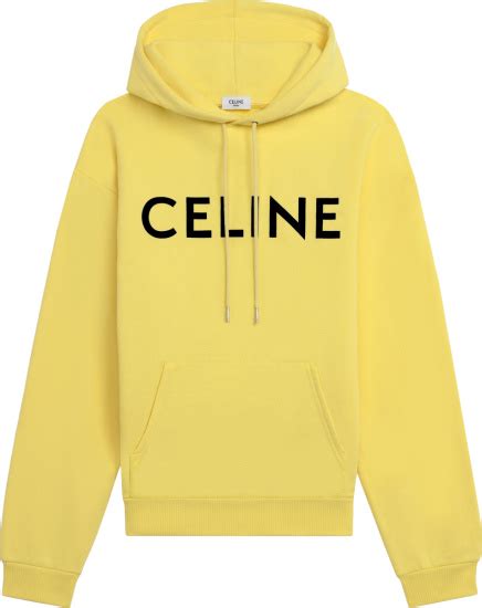 yellow celine hoodie|gradient celine hoodie.